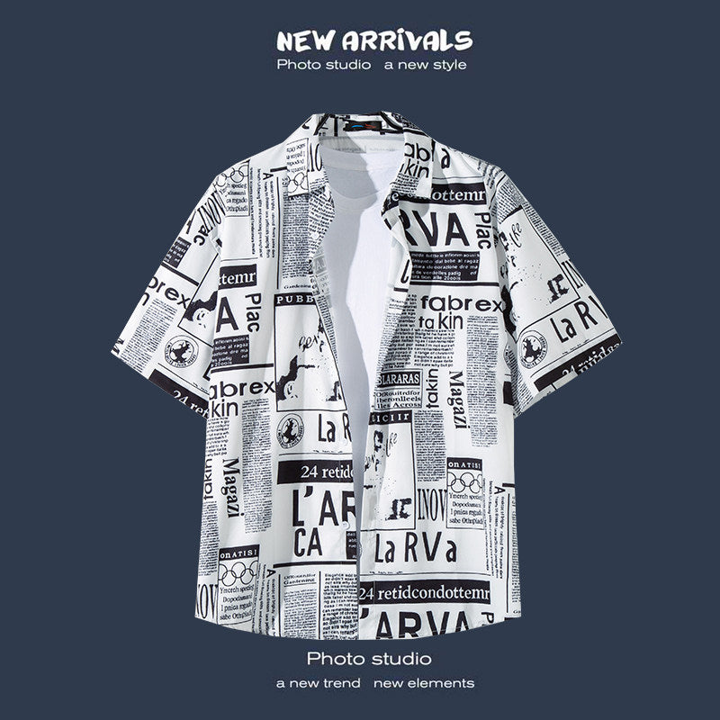 Men's Coastal Tropical Shirt – Relaxed Fit Resort Wear