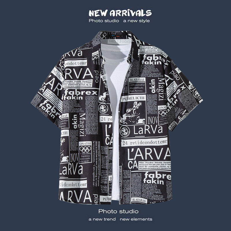 Men's Coastal Tropical Shirt – Relaxed Fit Resort Wear
