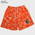 EE Paisley Orange Mesh Shorts EE51