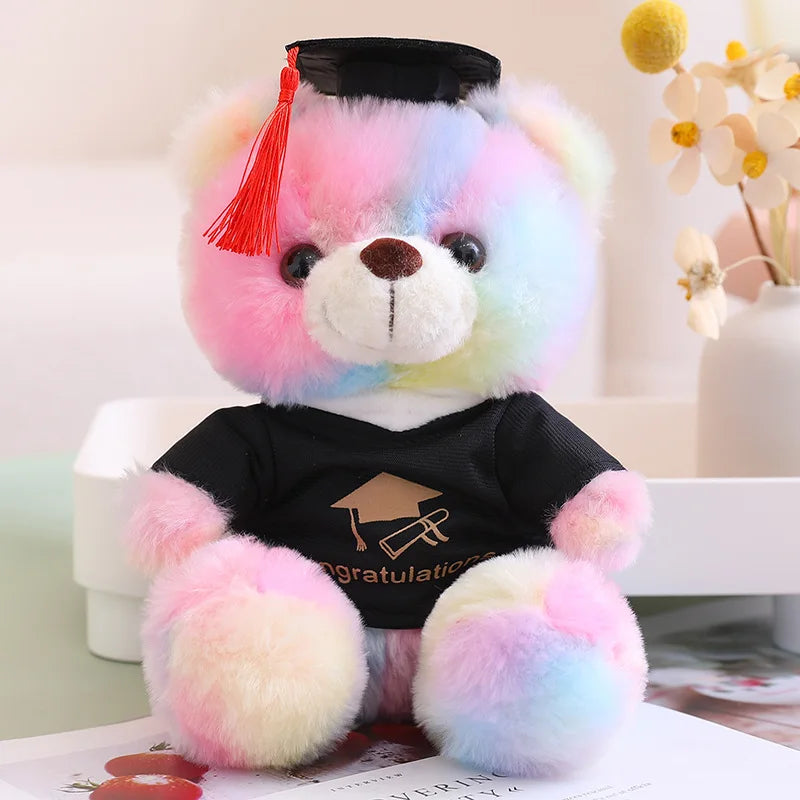 Cute/Kawaii Colourful Teddy Bear Graduation Plush Toys 23cm -16 styles