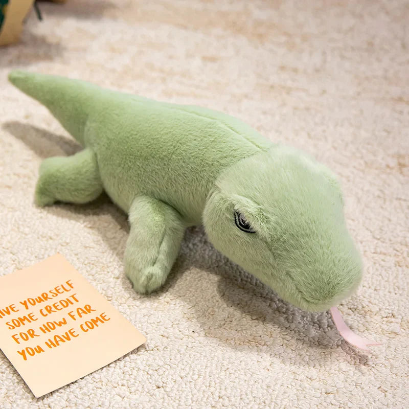 Cute Monitor Lizard Plush Toys 50cm - Grey/Green