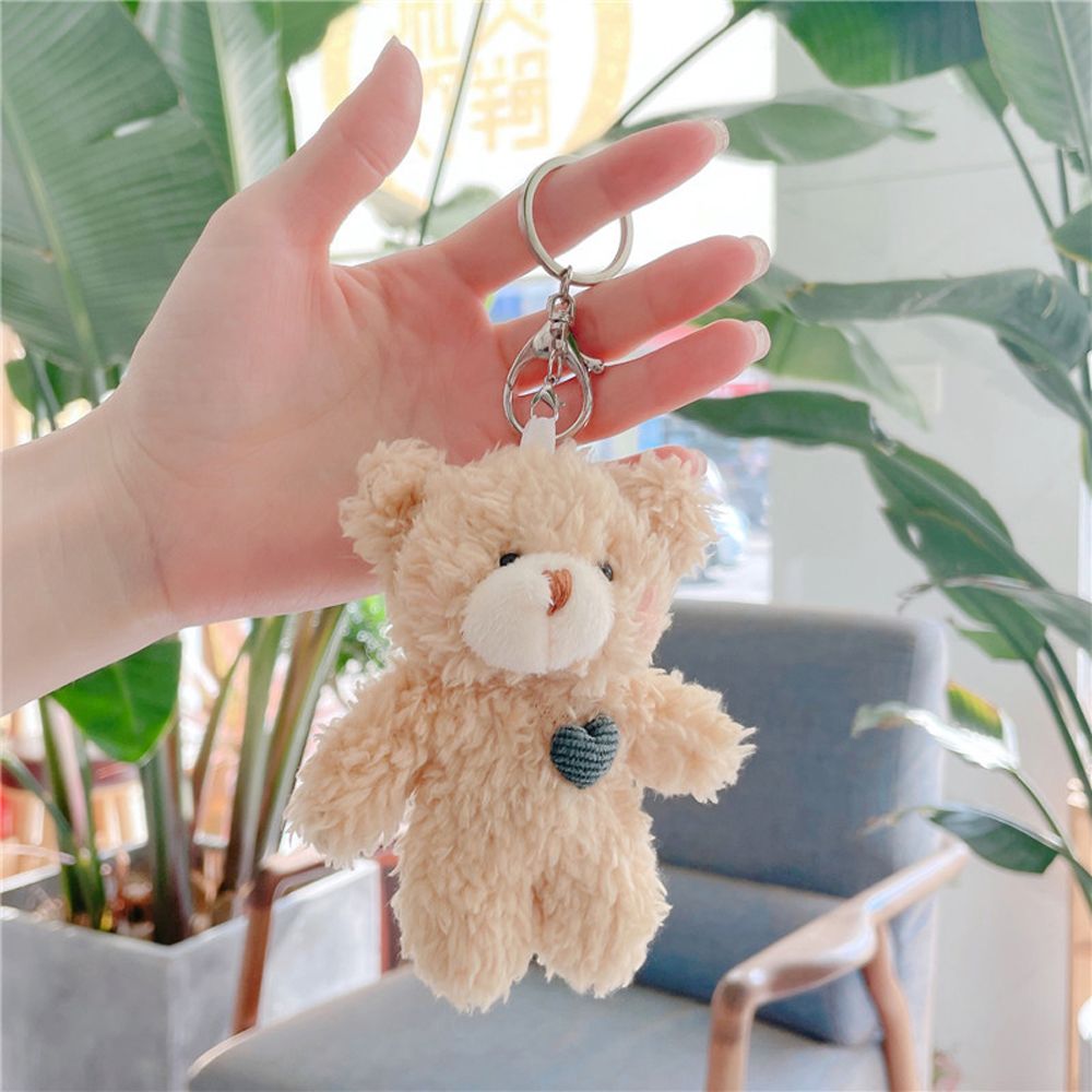 Animal (Bear/Rabbit/Dog) Plush Keychains 11cm