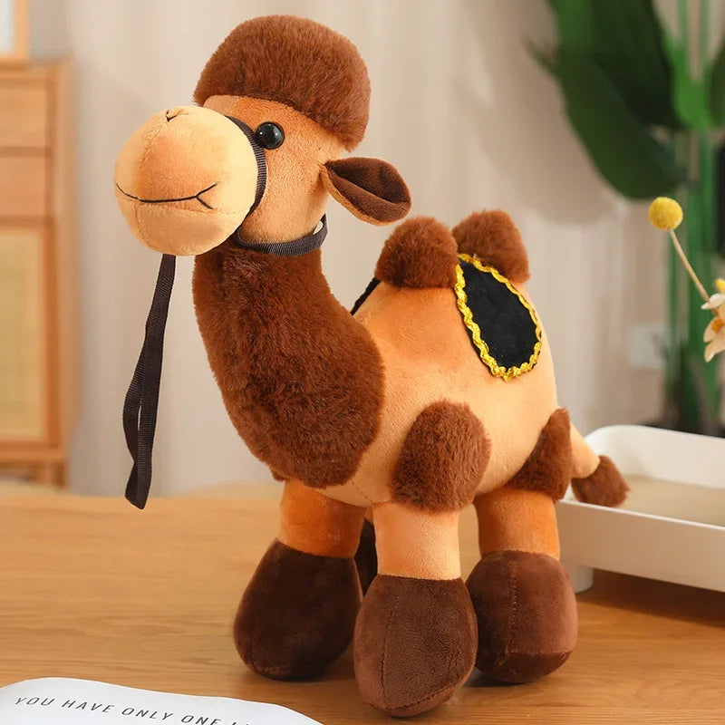 Cute Camel Plush Toys 30/40/50cm - Brown/White