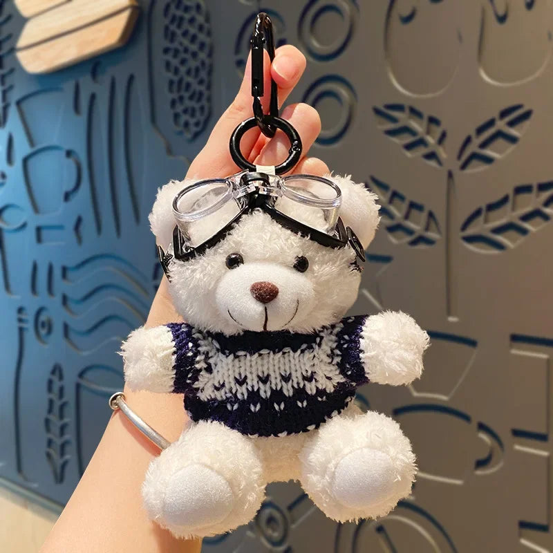 Cute Teddy Bear Plush Keychains - 10 Styles