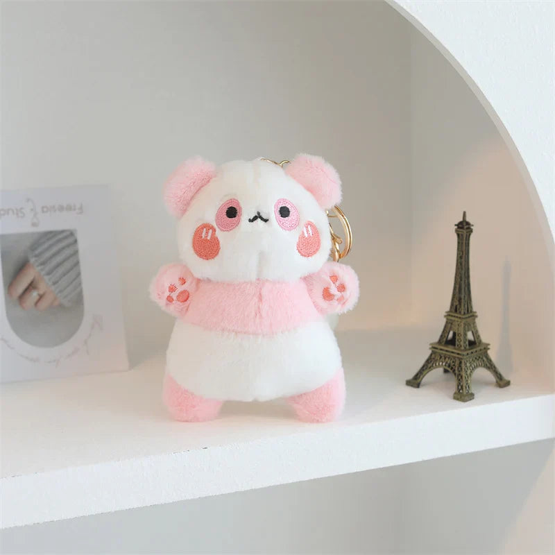 Cute Animal (Panda/Red Panda/Bear/Dog) Plush Keychains 13cm - 17 Styles