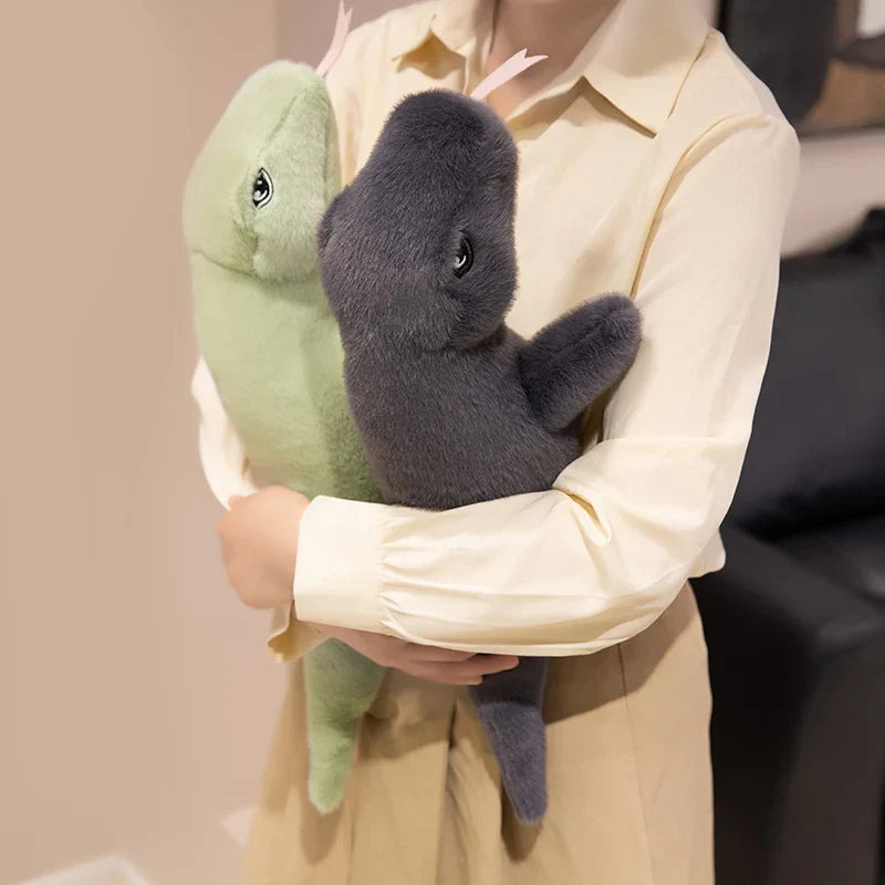 Cute Monitor Lizard Plush Toys 50cm - Grey/Green
