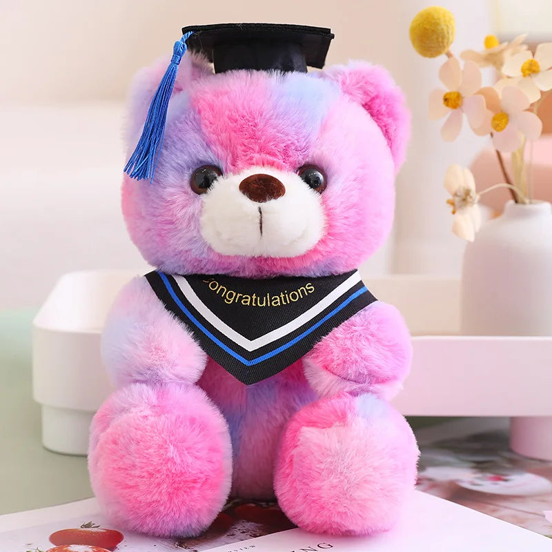 Cute/Kawaii Colourful Teddy Bear Graduation Plush Toys 23cm -16 styles