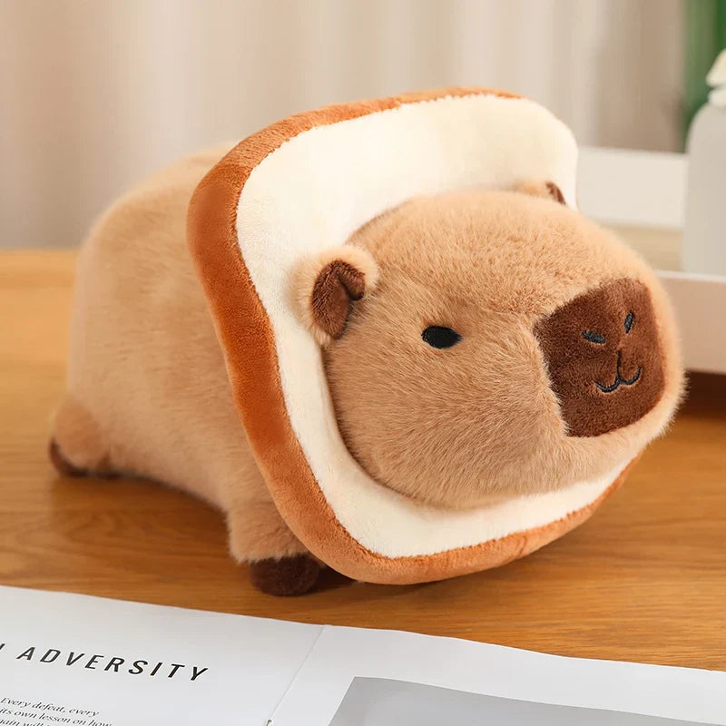 Cute Capybara With Dress Up(Lion/Flower/Bread/Bee) Plush Toys 25/35cm
