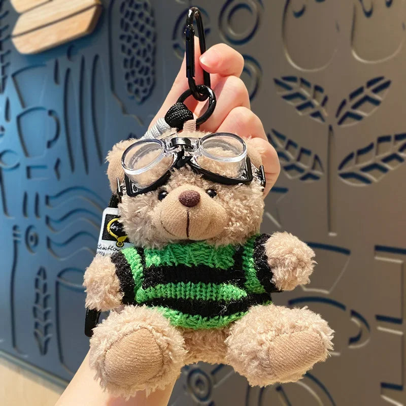Cute Teddy Bear Plush Keychains - 10 Styles
