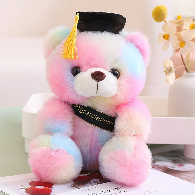 Cute/Kawaii Colourful Teddy Bear Graduation Plush Toys 23cm -16 styles