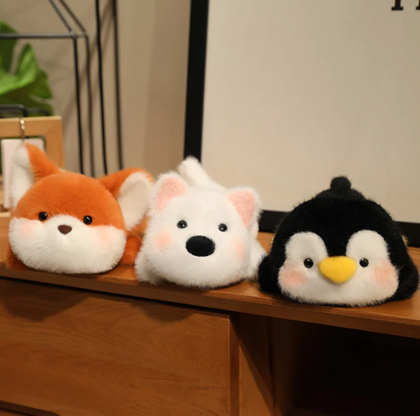 Cute Animial Wrist Rest Plush Toys - 17cm (Duck/Penguin/Dog/Panda/Bear/Elephant/Rabbit/Cat/Otter/Fox/Red Panda)