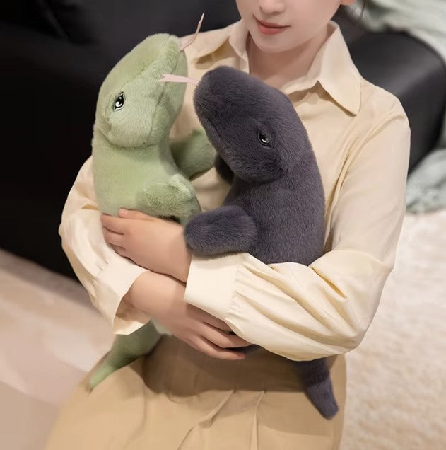 Cute Monitor Lizard Plush Toys 50cm - Grey/Green