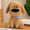 Cute/Kawaii Big Nose Dog Plush Toys 25cm - Khaki/White