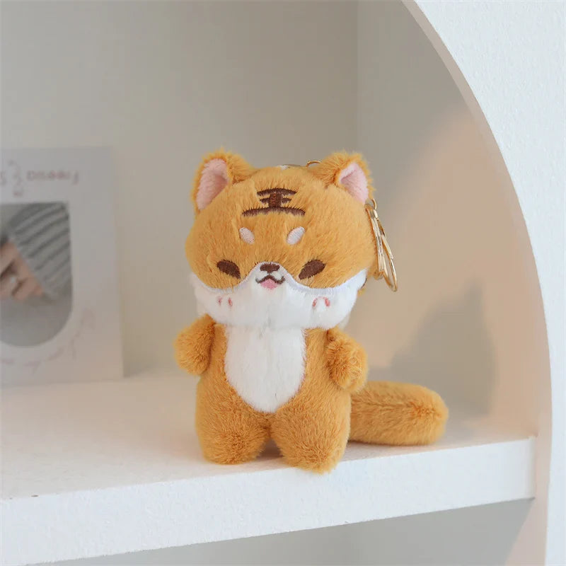 Cute Animal (Panda/Red Panda/Bear/Dog) Plush Keychains 13cm - 17 Styles
