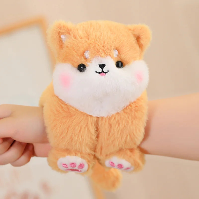 Cute Animal (Red Panda/Fox/Panda/Lion/Monkey/Pig/Dog/Rabbit/Alpaca/Tiger/Monkey/Bear/Cat) Plush Slap Band