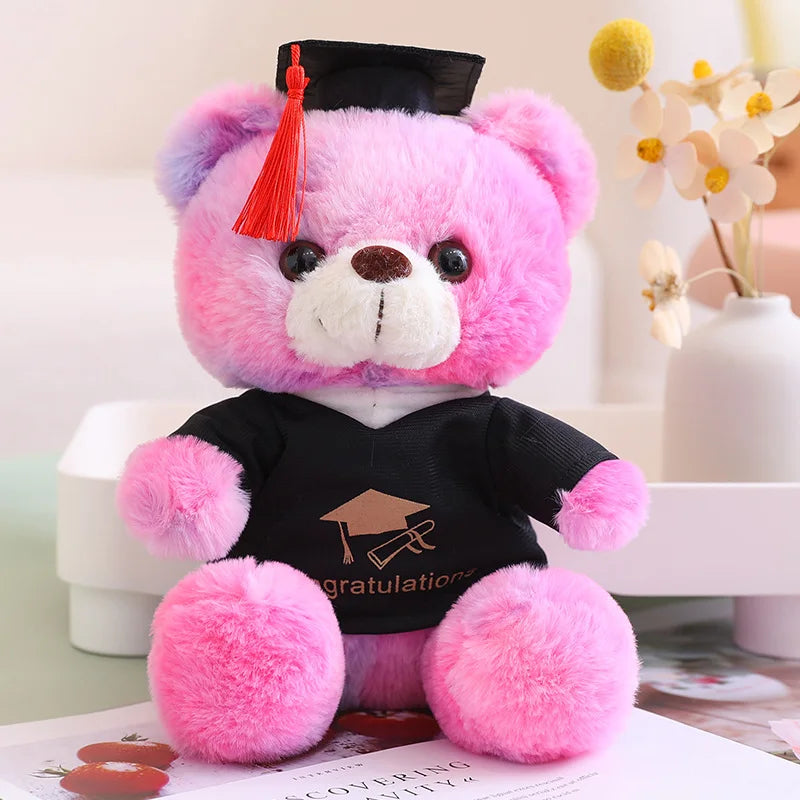 Cute/Kawaii Colourful Teddy Bear Graduation Plush Toys 23cm -16 styles
