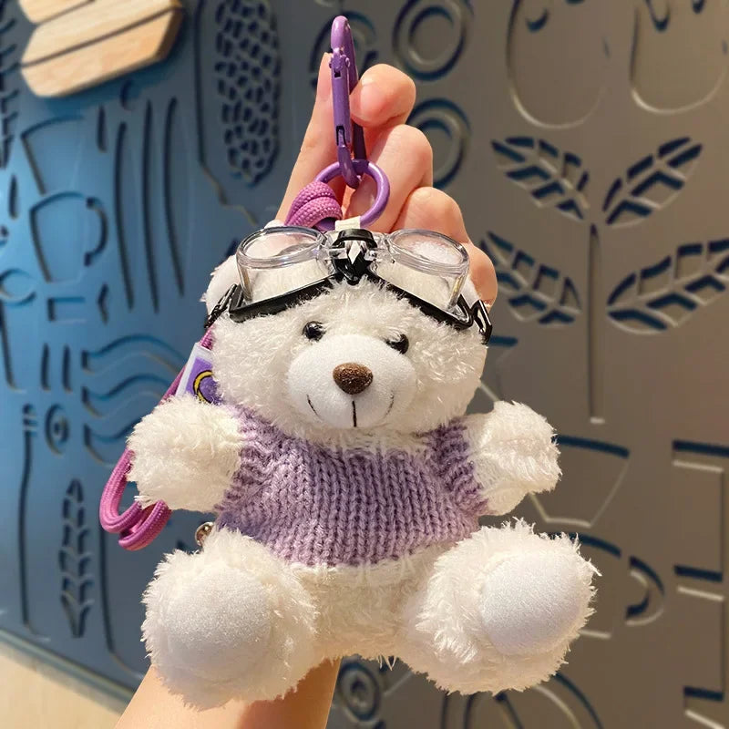 Cute Teddy Bear Plush Keychains - 10 Styles