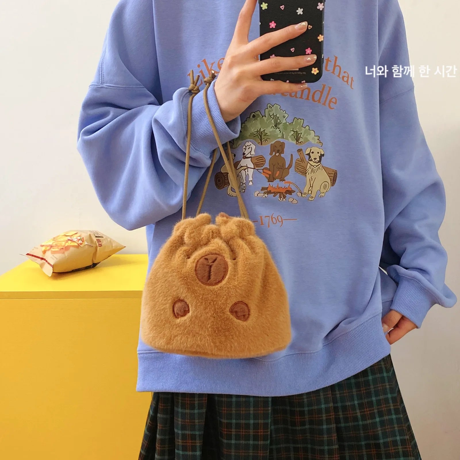 Cute Capybara Plush Crossbody bag/Handbag/Backpack - 6 Styles