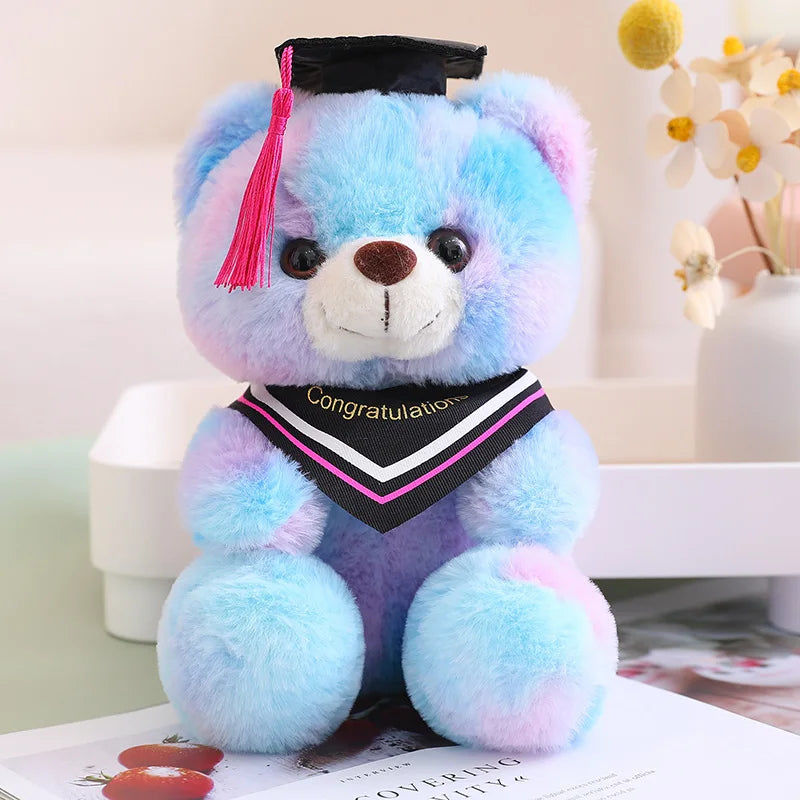 Cute/Kawaii Colourful Teddy Bear Graduation Plush Toys 23cm -16 styles