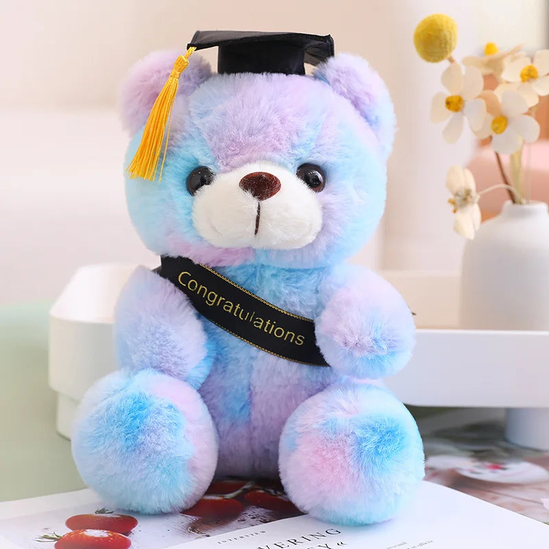 Cute/Kawaii Colourful Teddy Bear Graduation Plush Toys 23cm -16 styles