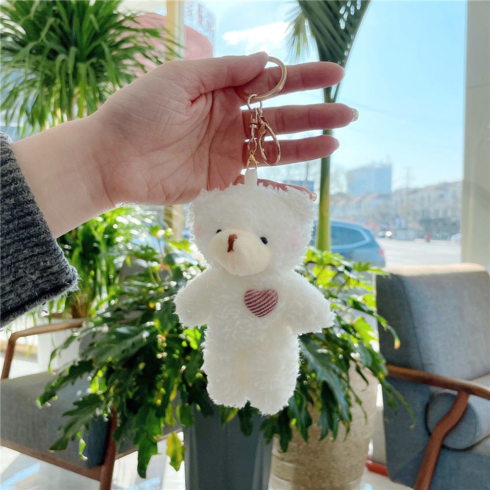 Animal (Bear/Rabbit/Dog) Plush Keychains 11cm