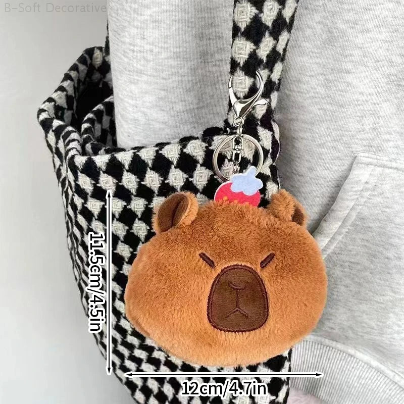 Cute Capybara Plush Keychains - 4 styles