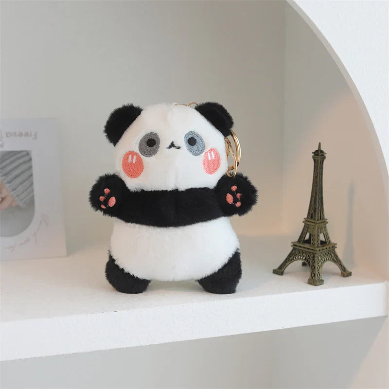 Cute Animal (Panda/Red Panda/Bear/Dog) Plush Keychains 13cm - 17 Styles