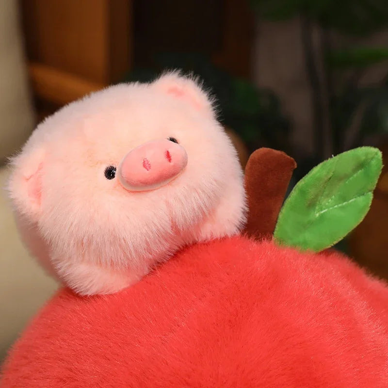 Cute Capybara/Pig With Avocado/Apple Plush Toys 25/35/45cm