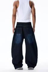 Wave Track Barrel Jeans