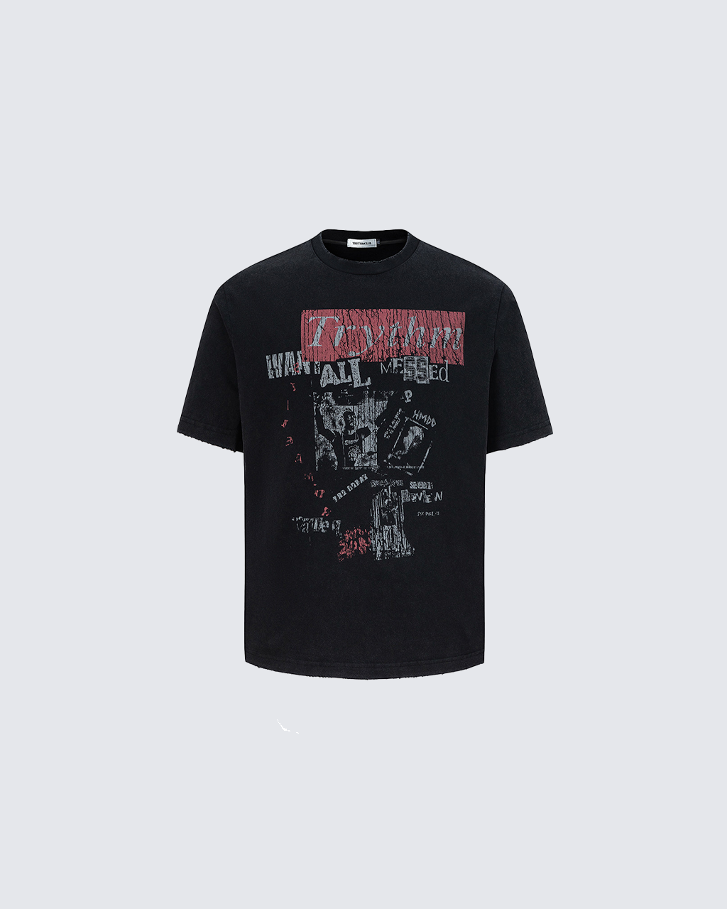 Distressed Graphic Print T-Shirt