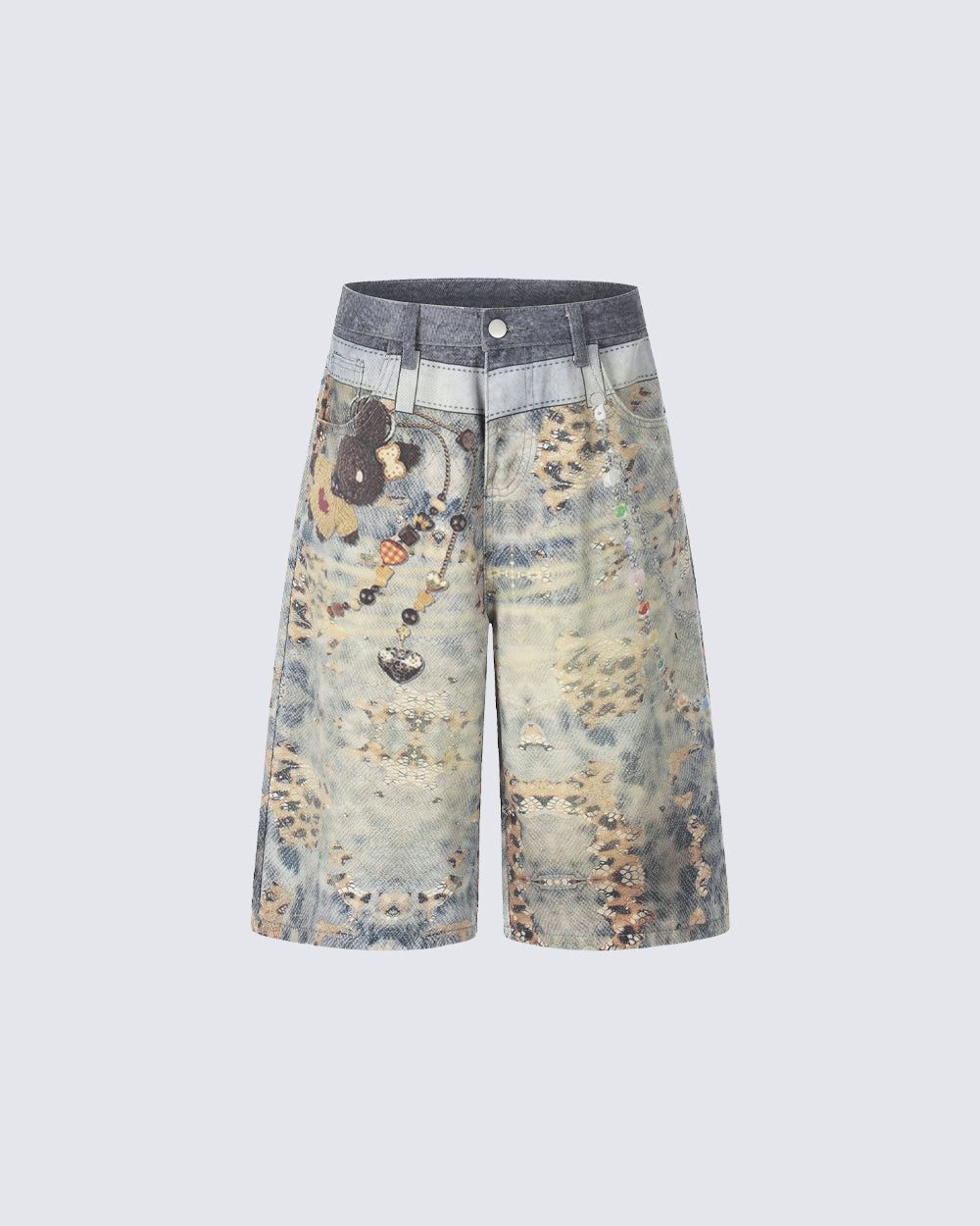 New Arrival 100% Cotton Printed Cargo Shorts