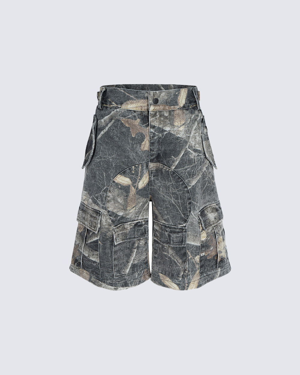 New Camo Utility Wide-Leg Shorts