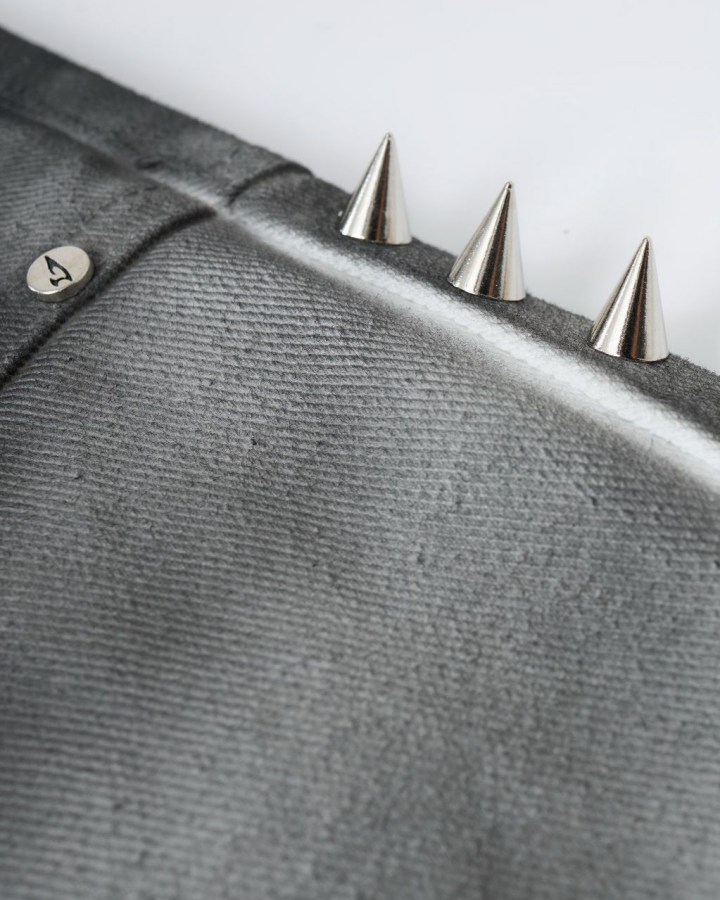 Vintage American Wash Spiked Denim Shorts