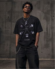 Vintage Washed Portrait Graphic Tee