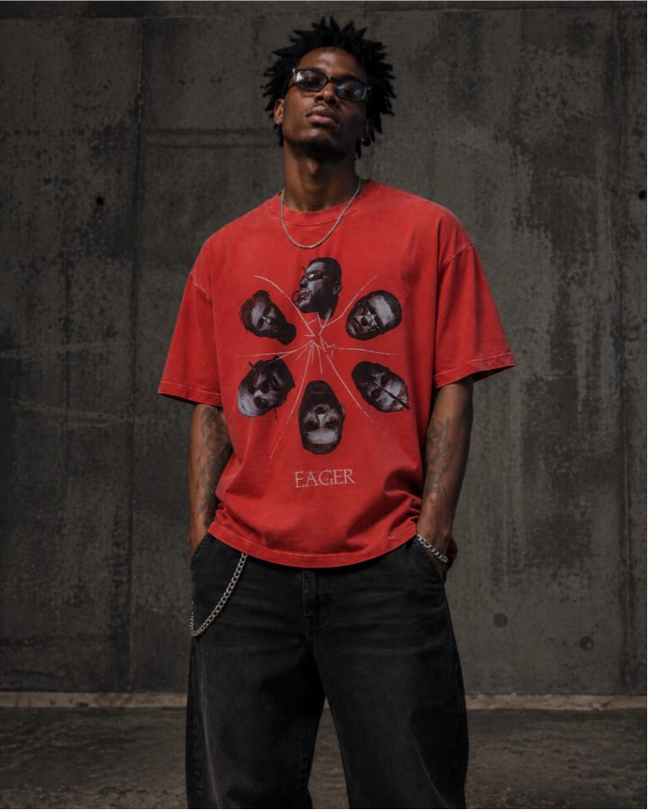 Vintage Washed Portrait Graphic Tee