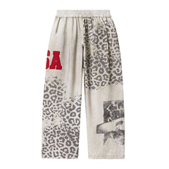 Vale Forever Cheetah Sweats 'Grey'